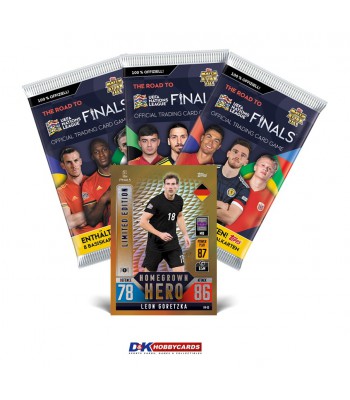 Topps Match Attax 101 Road To UEFA Nations League Finals 2022/2023 Limited Edition Leon Goretzka (Germany) + 3 kaardipakki 